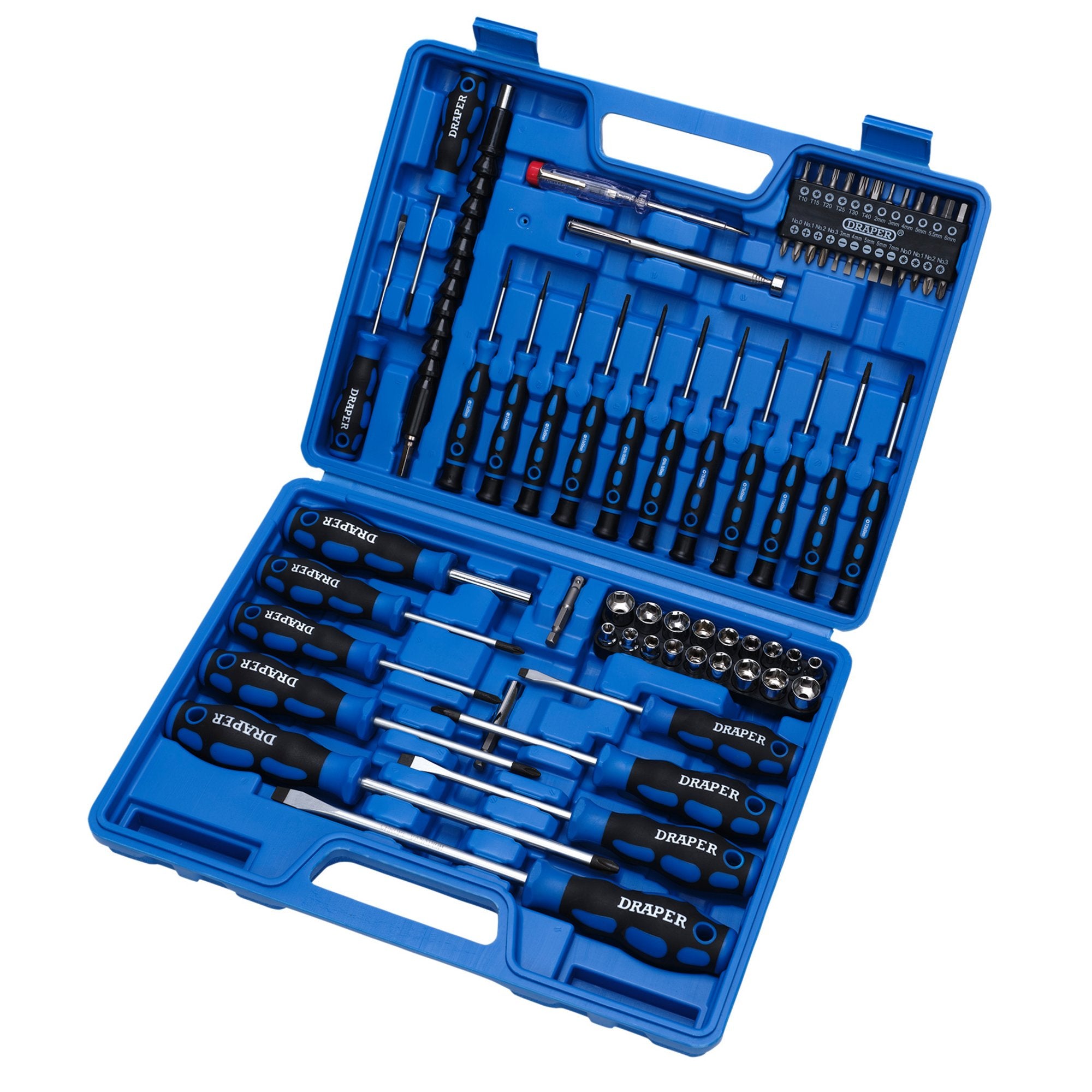 Screwdriver,-Socket-and-Bit-Set,-Blue-(70-Piece)